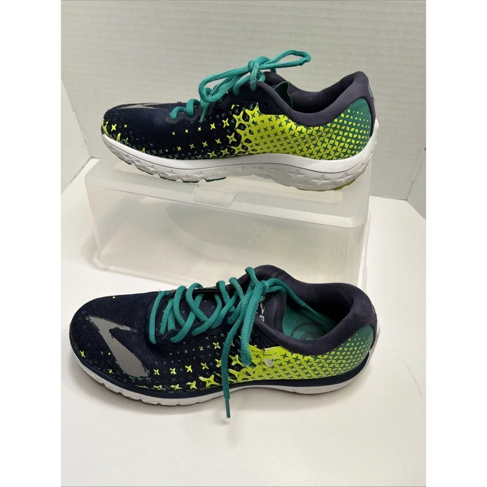 Brooks Pure Flow 5 Running Shoes Womens Size US 9.5 Blue Comfort Breathable